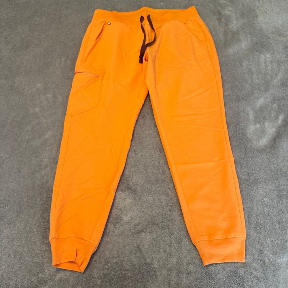 Figs Orange Technical Collection Joggers